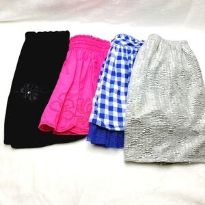 4 X Skirts bundle, girls perfectly dress old navy Cherokee peek